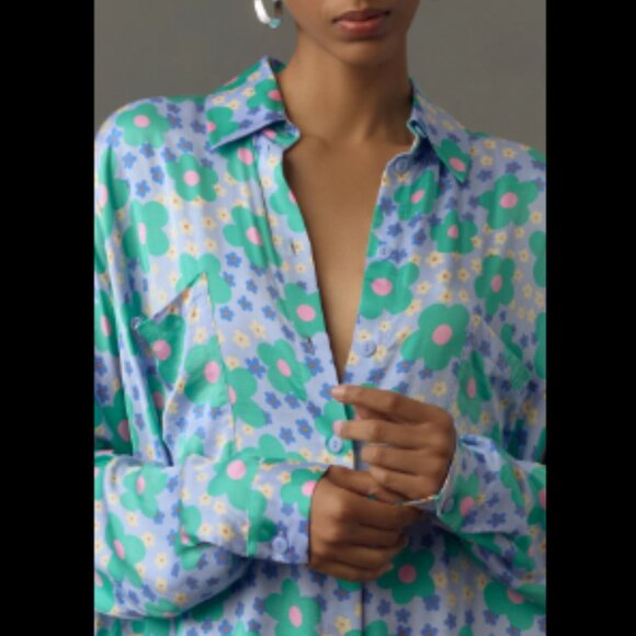 Brand New Corey Lynn Calter Mini Shirt Dress - Picture 2 of 13